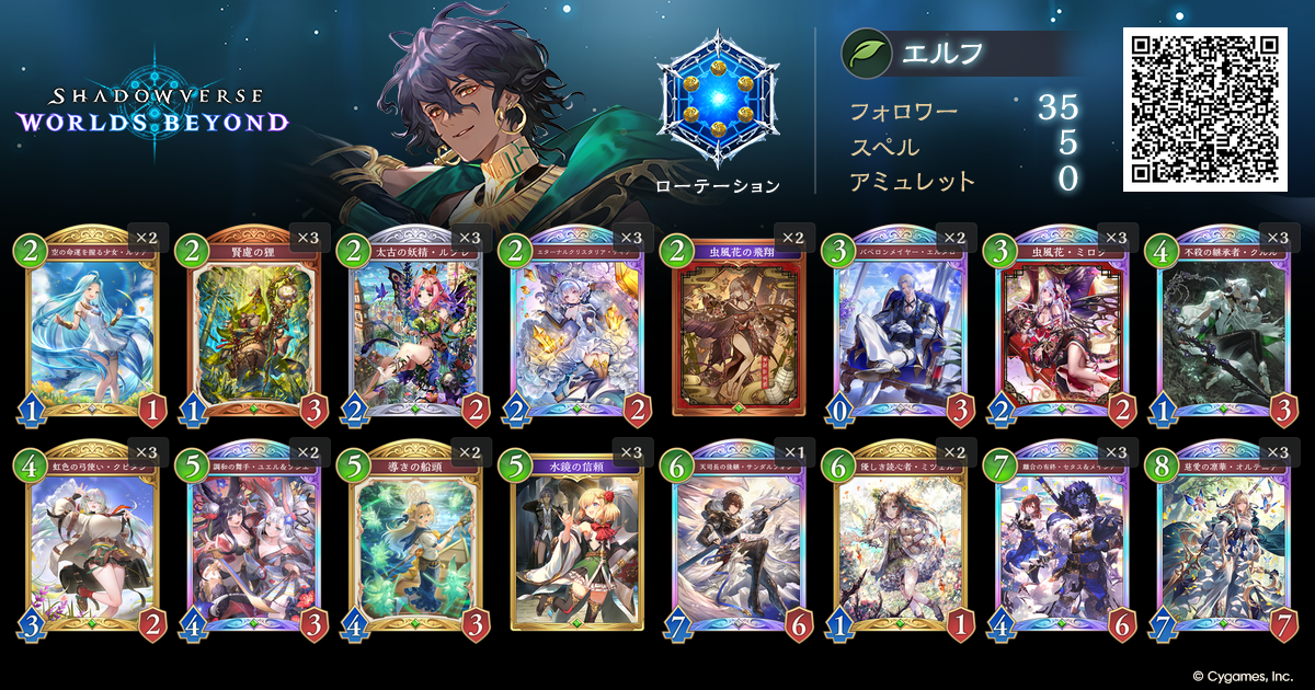 Shadowverse Premier Series 26-27 開幕戦前半デッキリストを公開