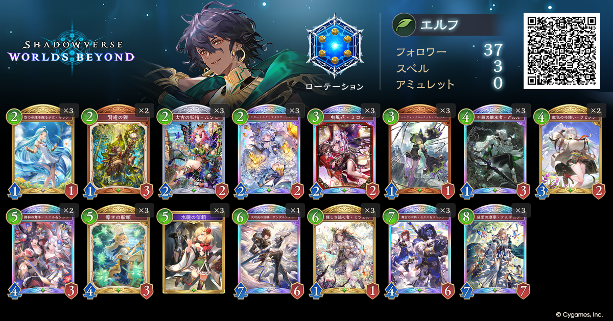 Shadowverse Premier Series 26-27 開幕戦後半デッキリストを公開