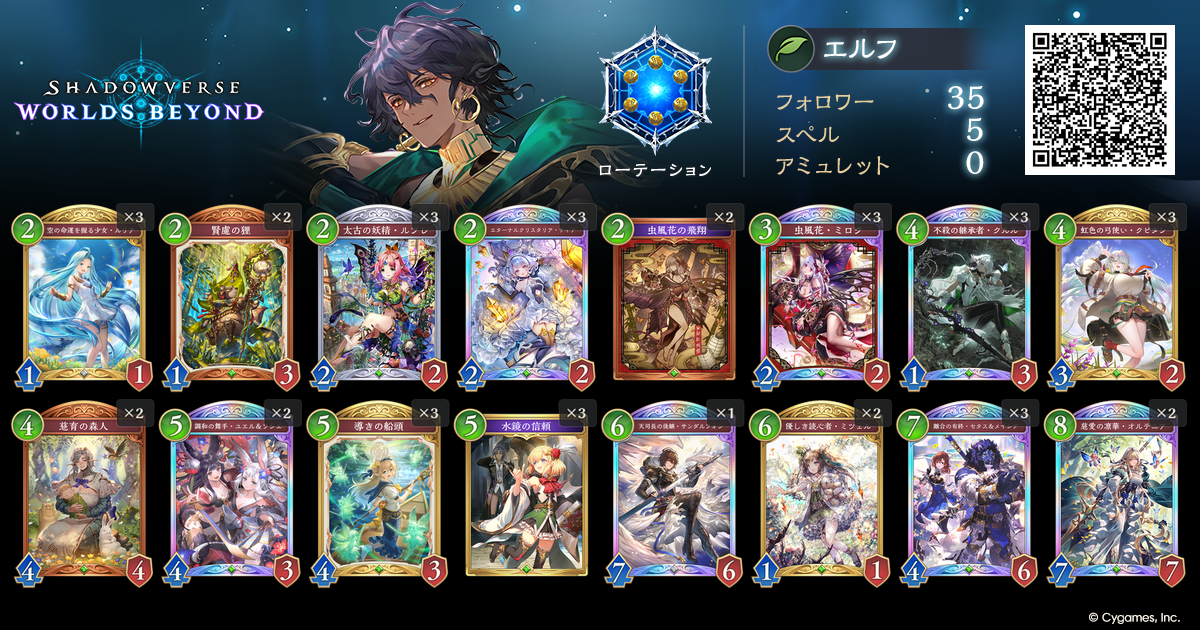 Shadowverse Premier Series 26-27 開幕戦後半デッキリストを公開