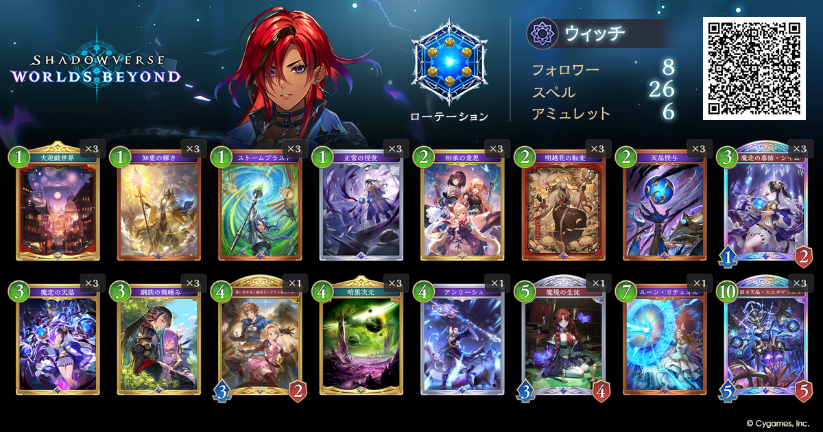Shadowverse Premier Series 26-27 開幕戦後半デッキリストを公開