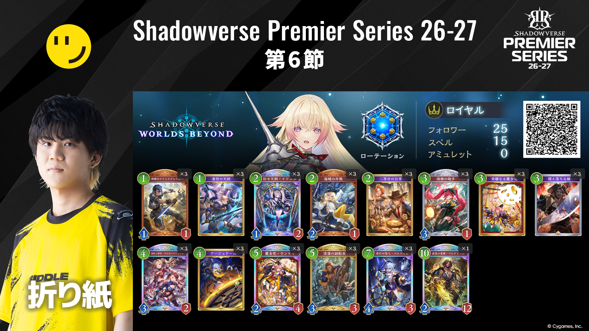 シャドウバース まとめ売り Shadowverse Premier Series 26-27 第6節 デッキリストを公開 | NEWS